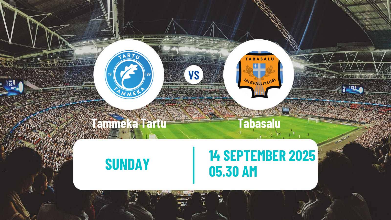 Football Estonian Meistriliiga Women Tammeka Tartu - Tabasalu