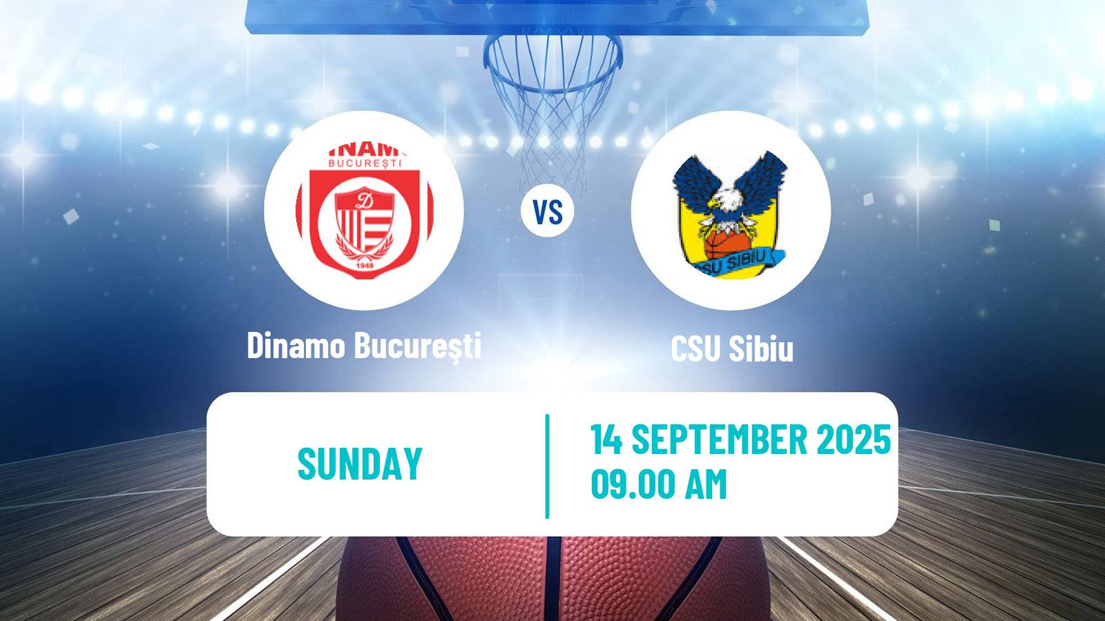 Basketball Club Friendly Basketball Dinamo Bucureşti - CSU Sibiu