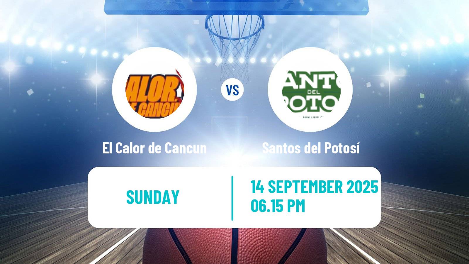 Basketball Mexican LNBP El Calor de Cancun - Santos del Potosí