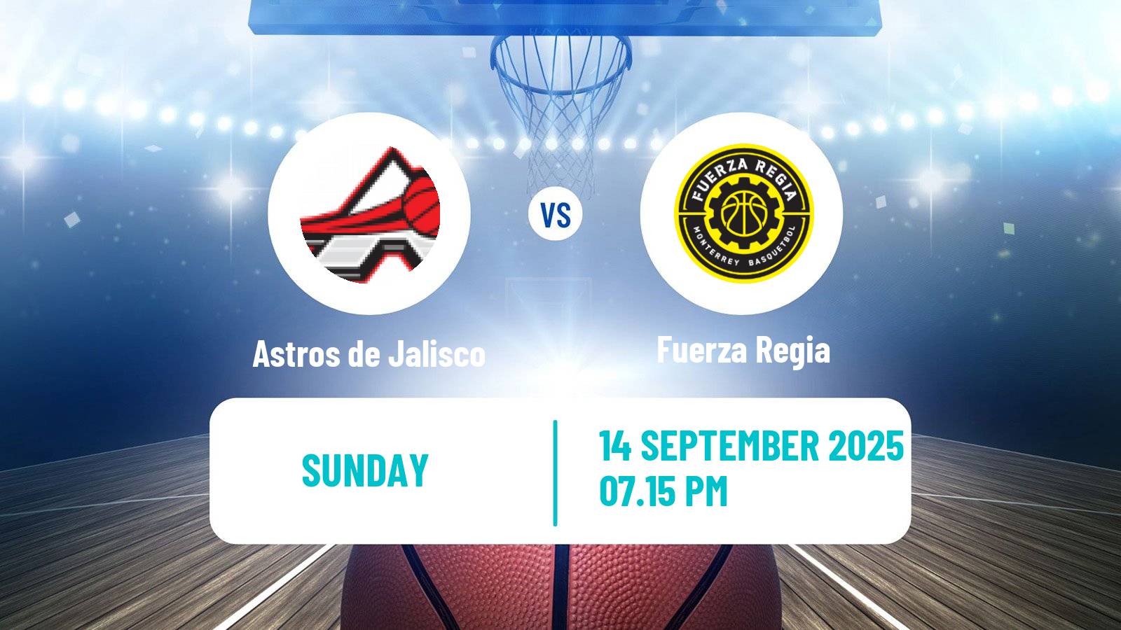 Basketball Mexican LNBP Astros de Jalisco - Fuerza Regia