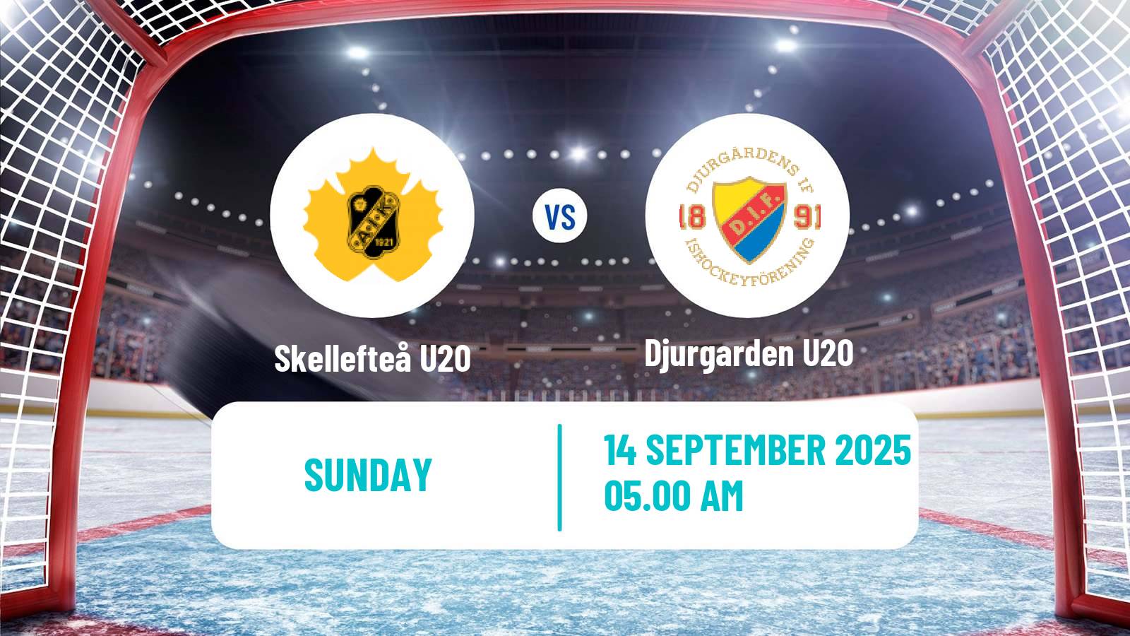 Hockey Swedish Superelit U20 Hockey Skellefteå U20 - Djurgarden U20