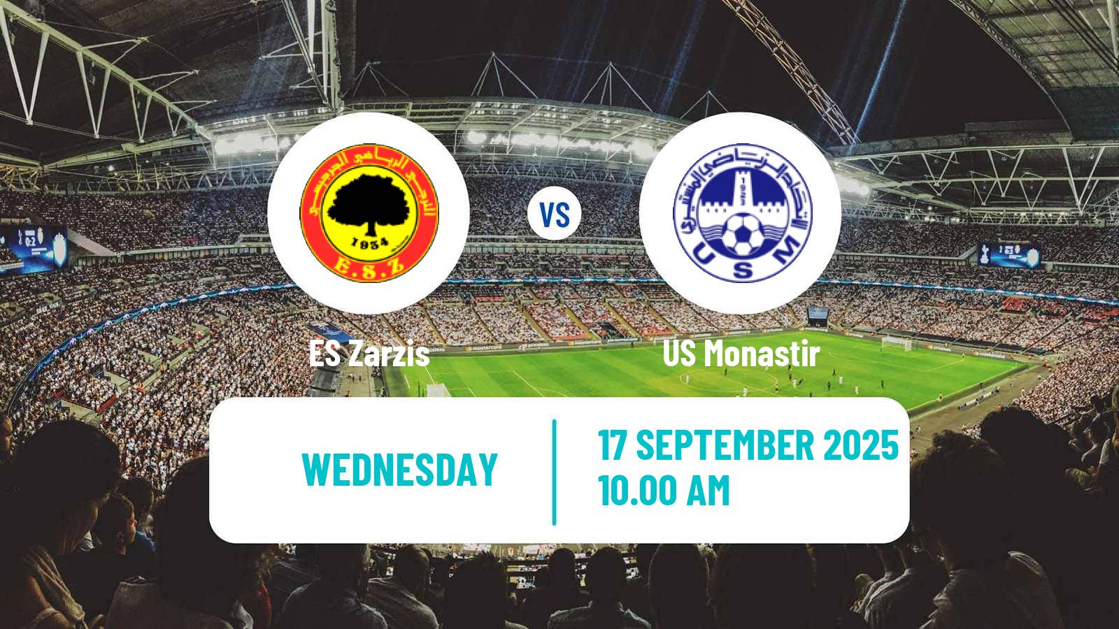 Football Tunisian Ligue Professionnelle 1 Zarzis - Monastir