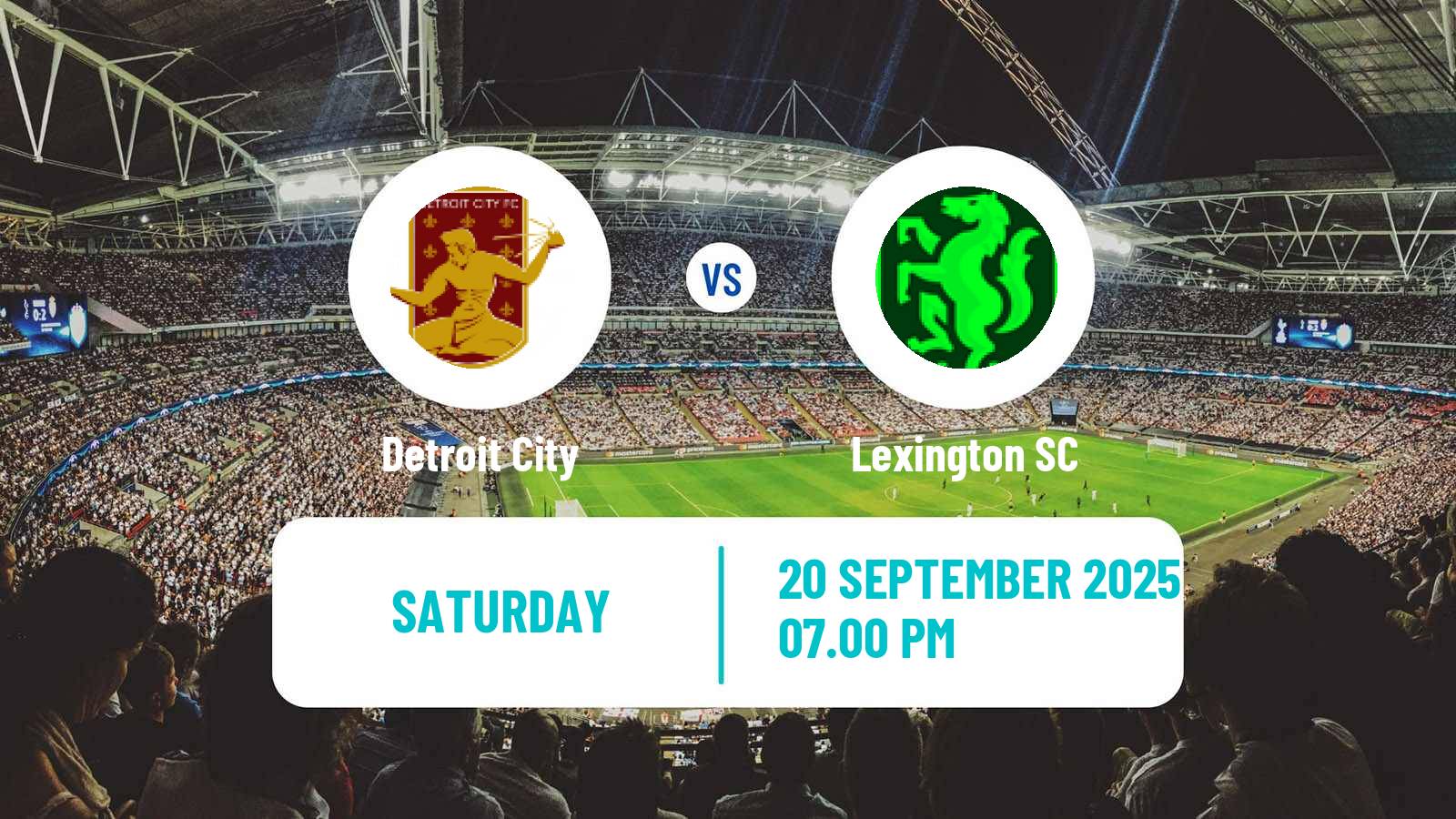 Football USL Championship Detroit City - Lexington