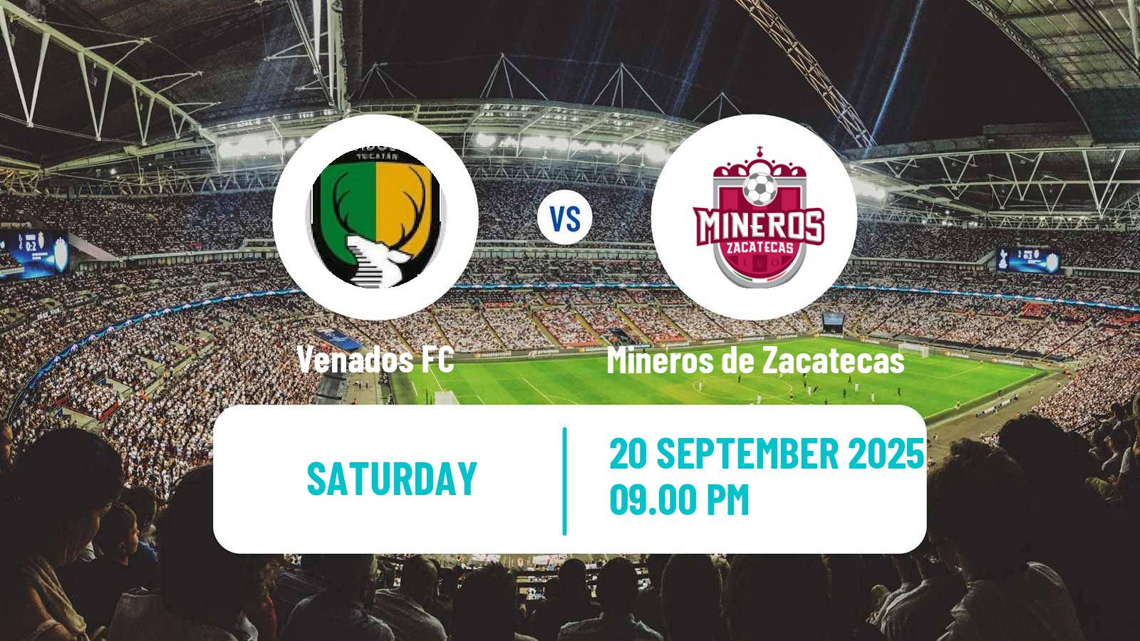 Football Mexican Liga de Expansion MX Venados - Mineros de Zacatecas