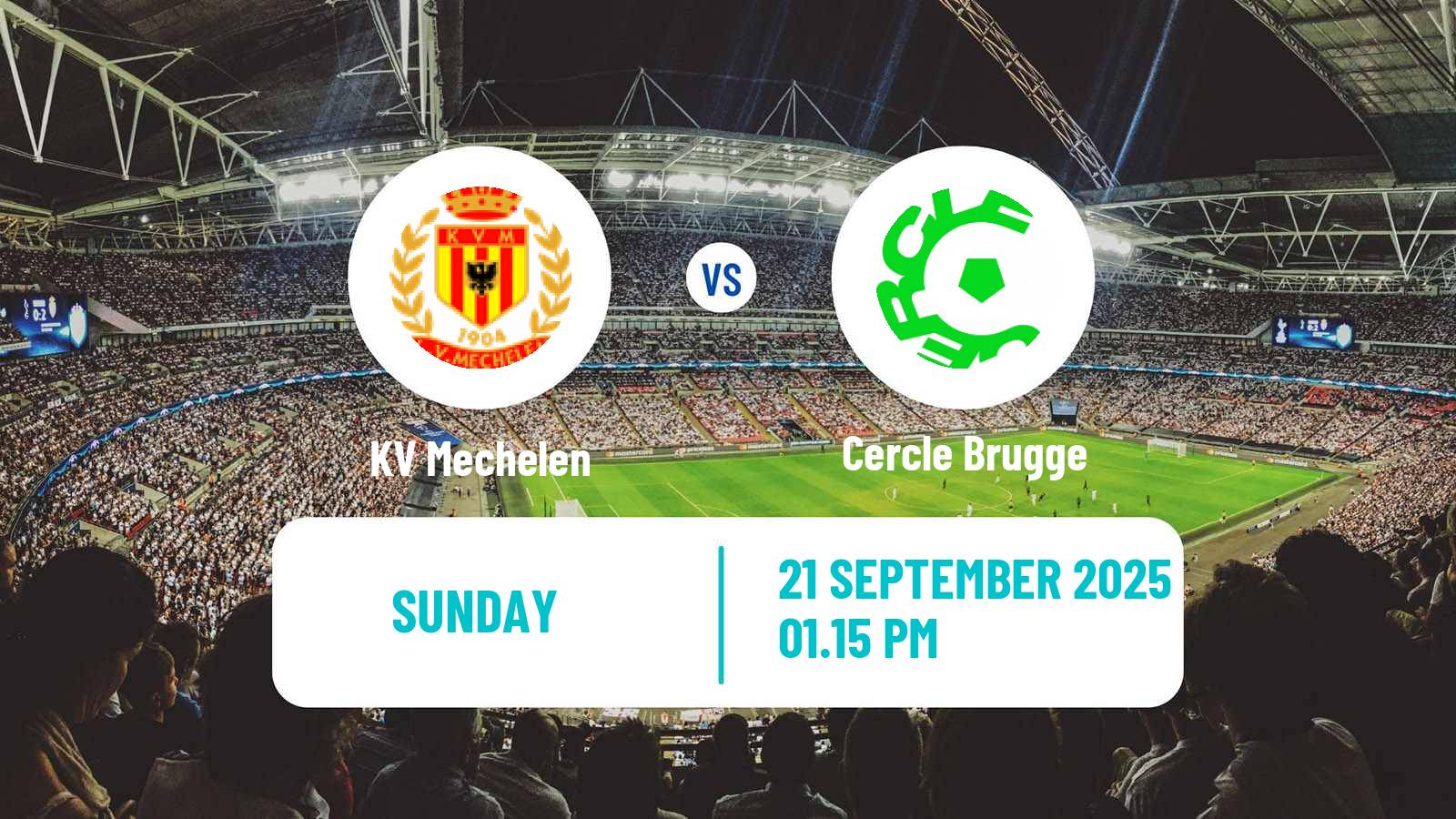 Football Belgian Jupiler Pro League KV Mechelen - Cercle Brugge