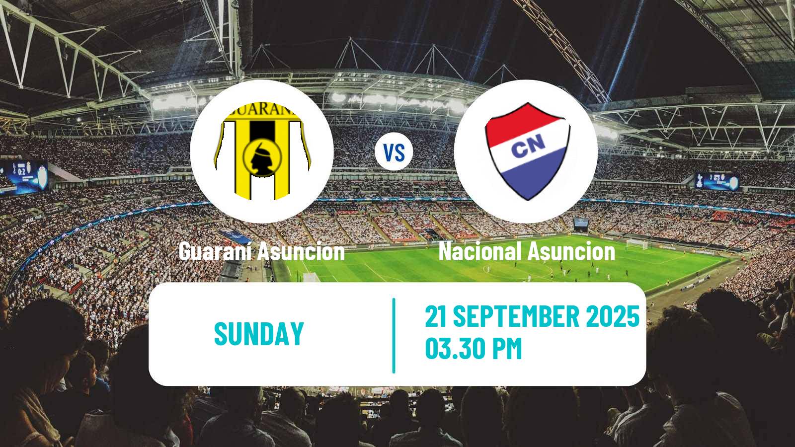 Football Paraguayan Primera Division Guaraní Asuncion - Nacional Asuncion