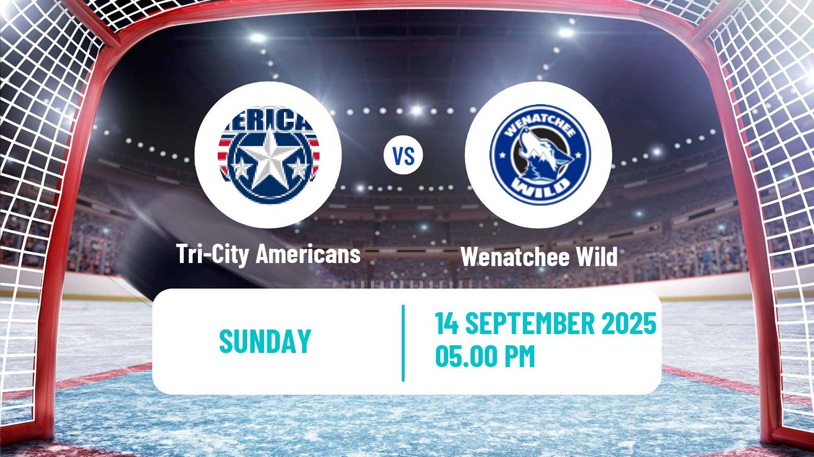 Hockey WHL Tri-City Americans - Wenatchee Wild