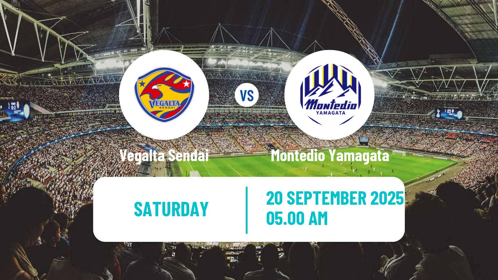 Football Japan J2 League Vegalta Sendai - Montedio Yamagata