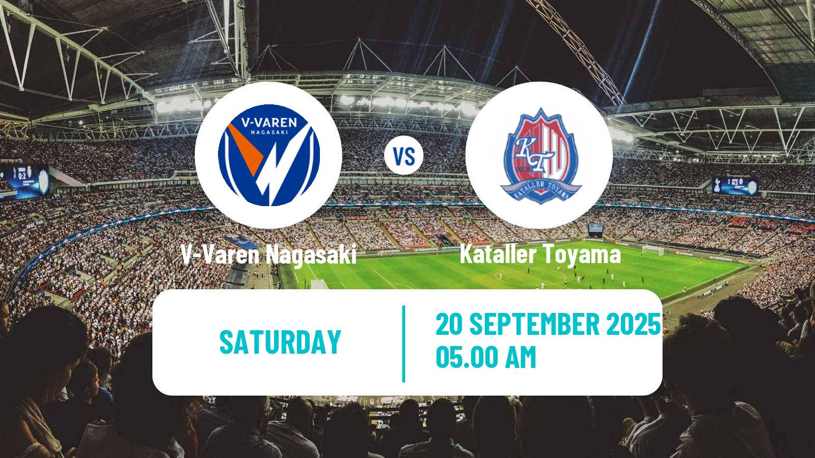 Football Japan J2 League V-Varen Nagasaki - Kataller Toyama