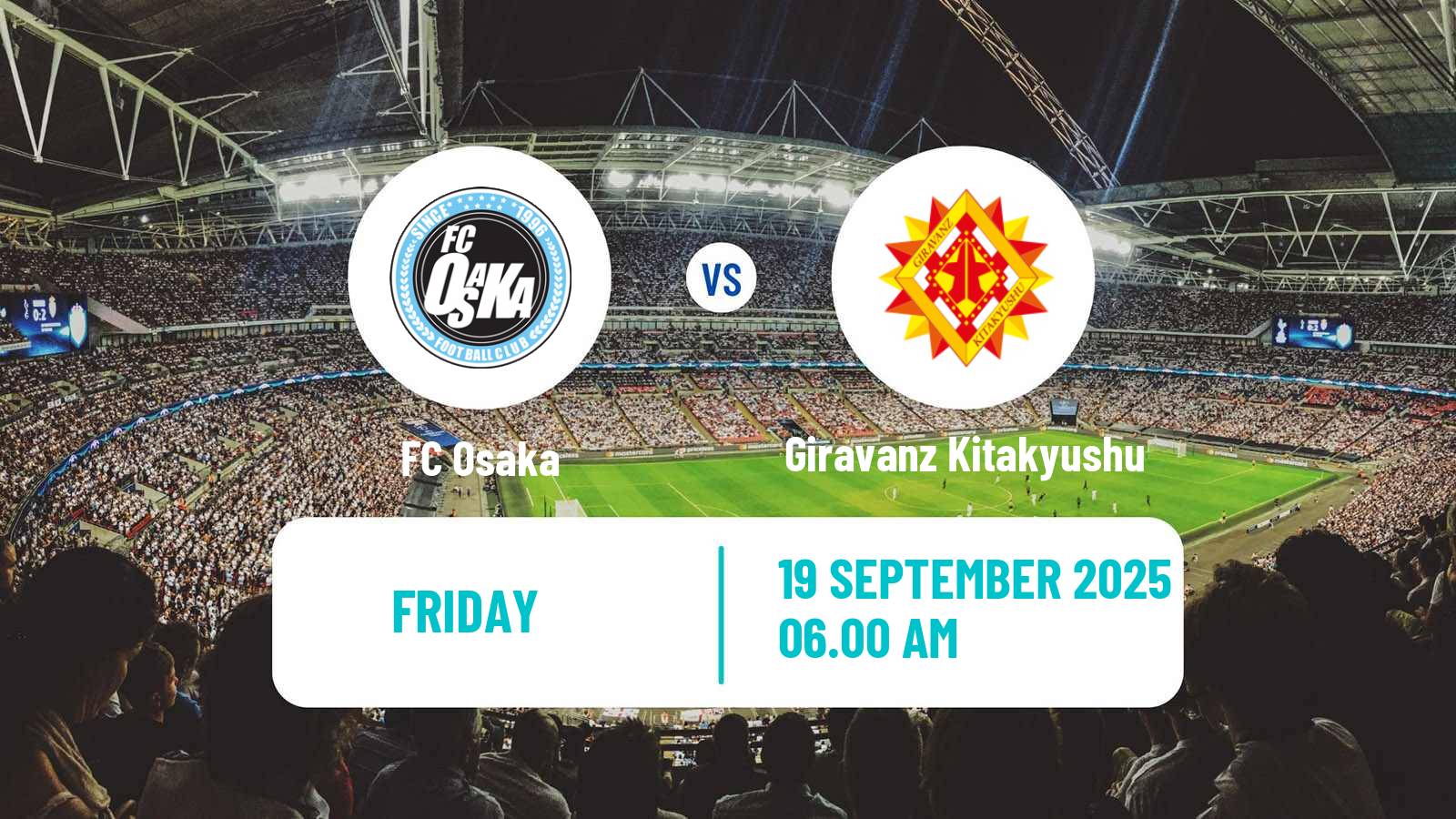 Football Japan J3 League Osaka - Giravanz Kitakyushu