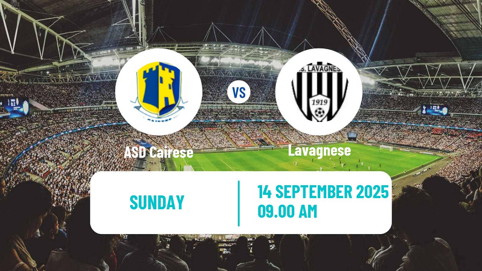 Football Italian Serie D - Group A Cairese - Lavagnese