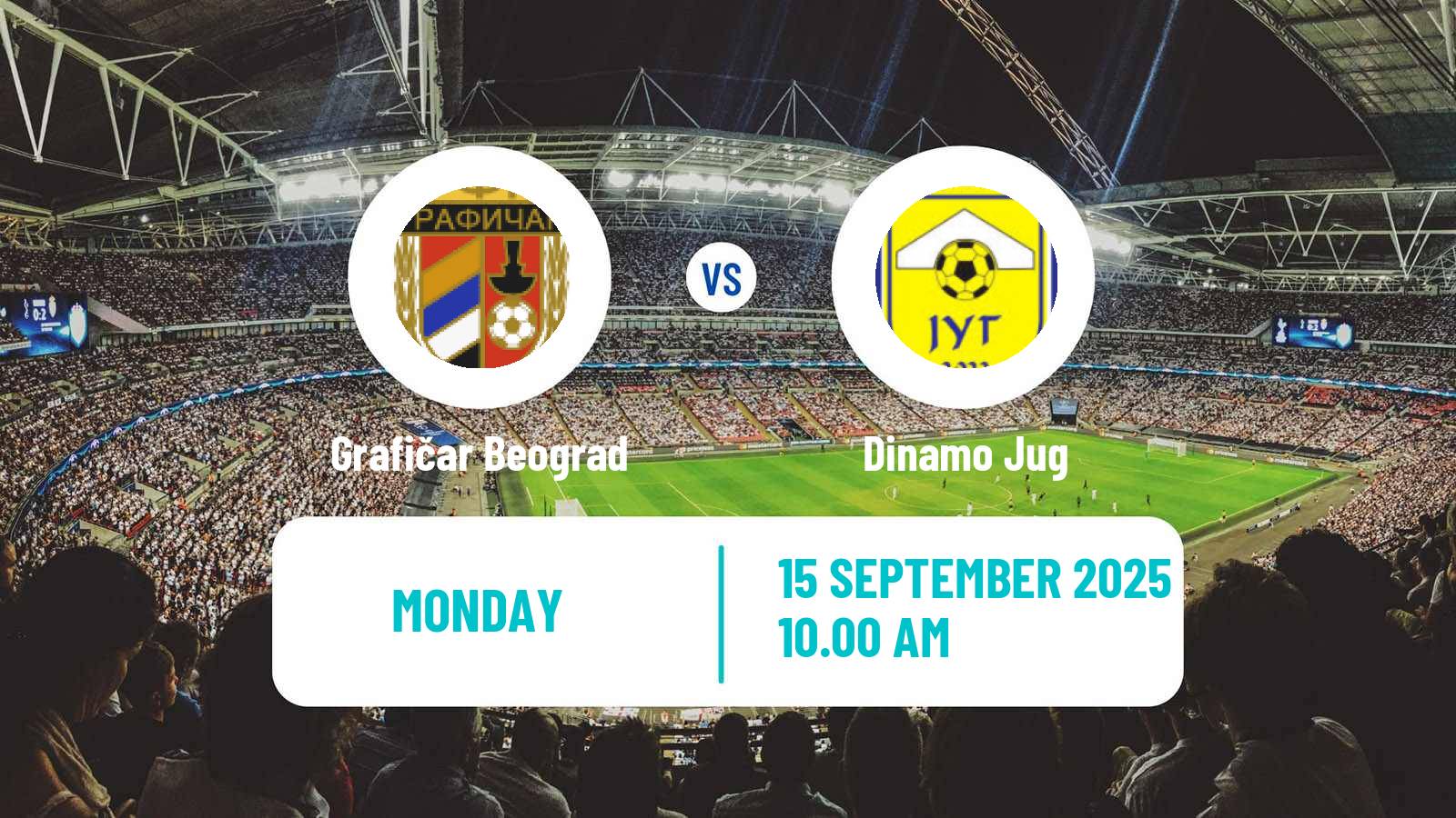 Football Serbian Prva Liga Grafičar Beograd - Dinamo Jug