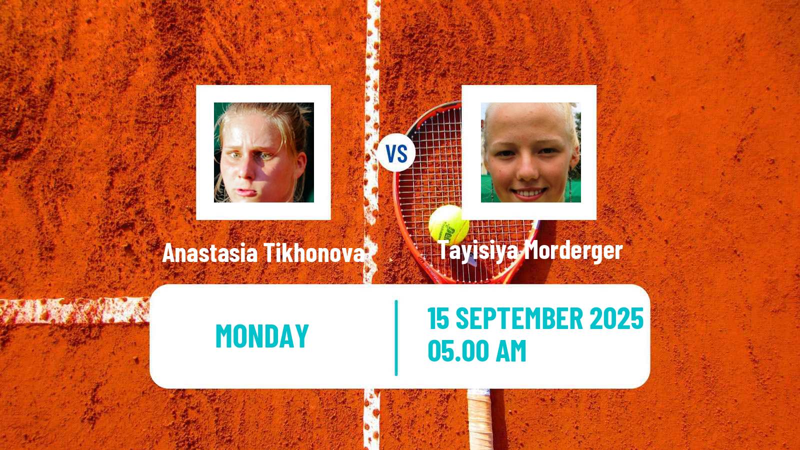 Tennis Caldas Da Rainha Challenger Women Anastasia Tikhonova - Tayisiya Morderger