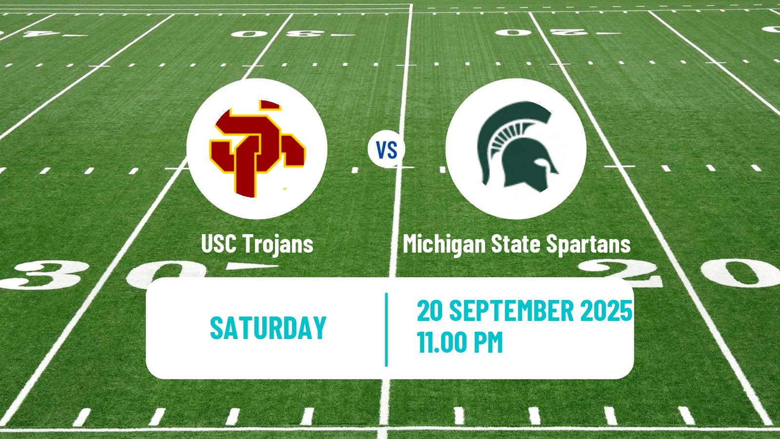 American football NCAA College Football USC Trojans - Michigan State Spartans