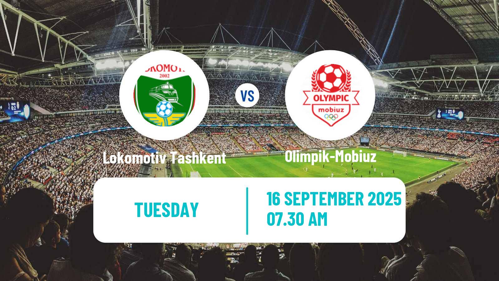 Football Uzbek Pro Liga Lokomotiv Tashkent - Olimpik-Mobiuz