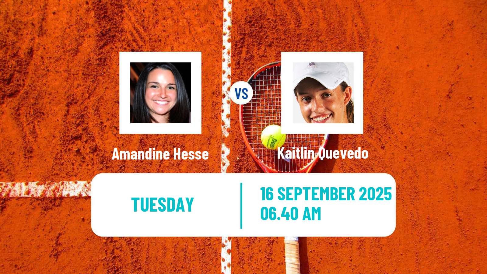 Tennis Caldas Da Rainha Challenger Women Amandine Hesse - Kaitlin Quevedo