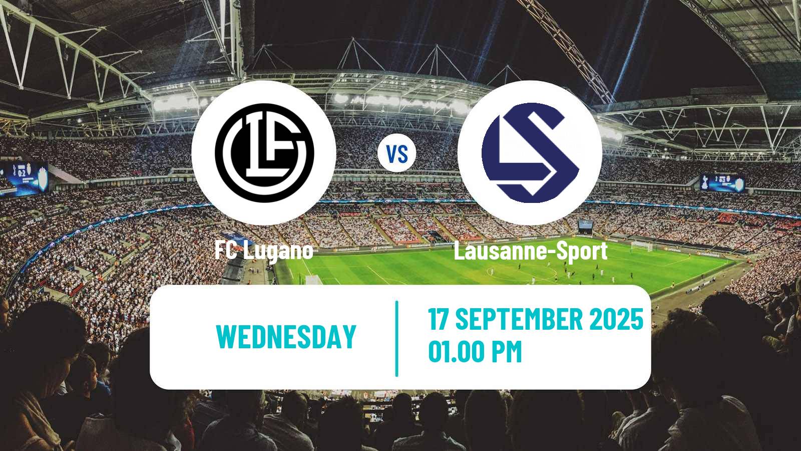 Football Swiss Super League Lugano - Lausanne-Sport