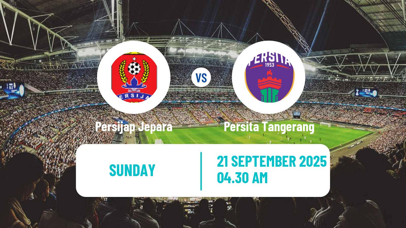 Football Indonesian Liga 1 Persijap Jepara - Persita Tangerang