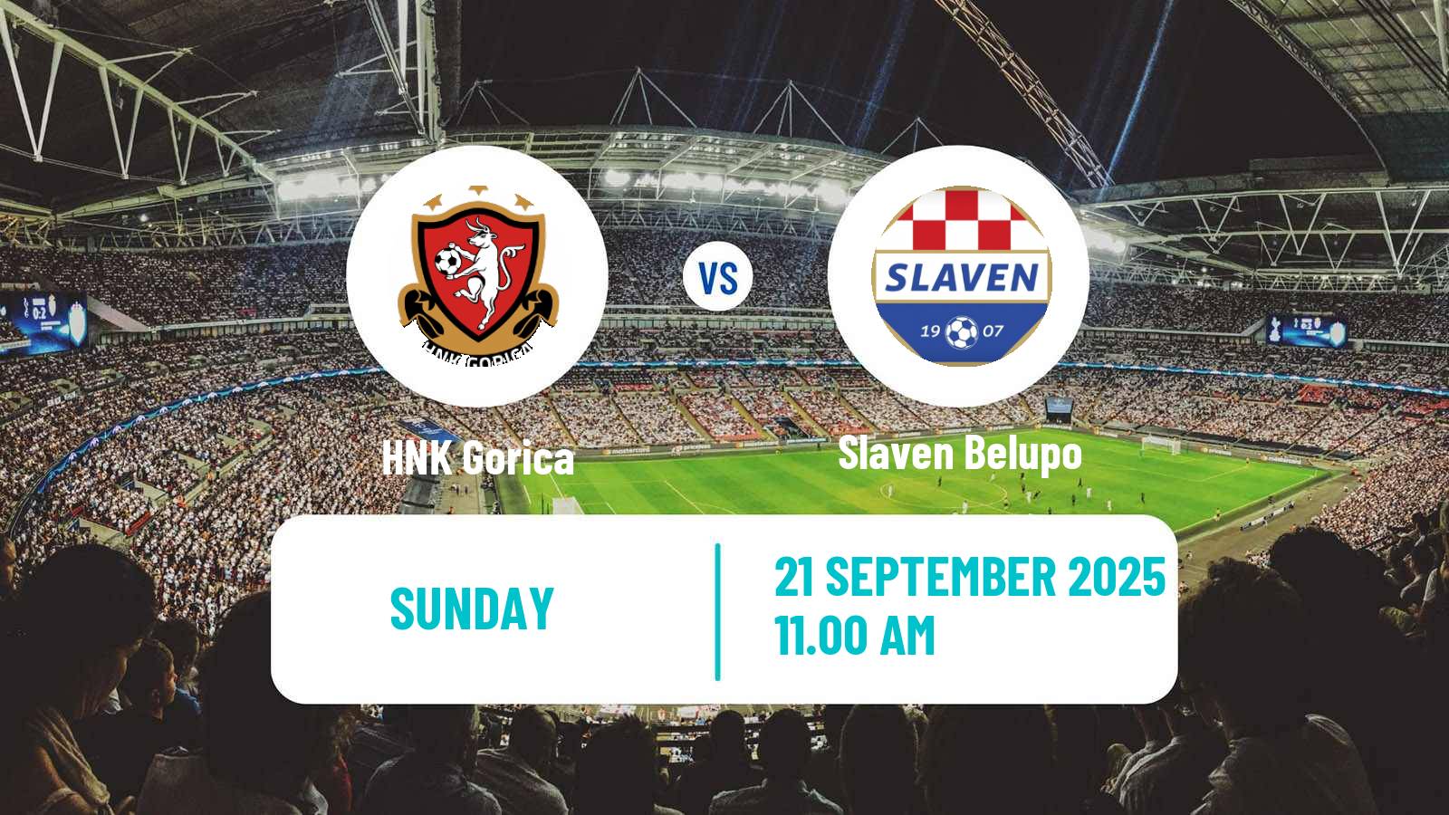 Football Croatian HNL Gorica - Slaven Belupo