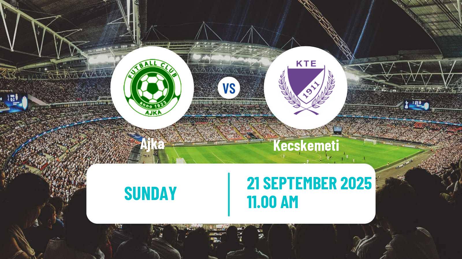 Football Hungarian NB II Ajka - Kecskemeti