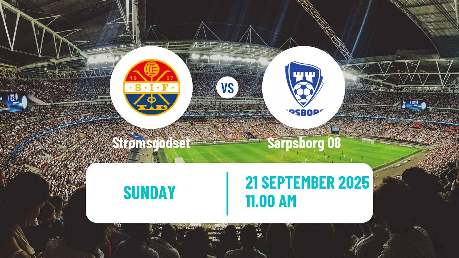 Football Norwegian Eliteserien Strømsgodset - Sarpsborg 08