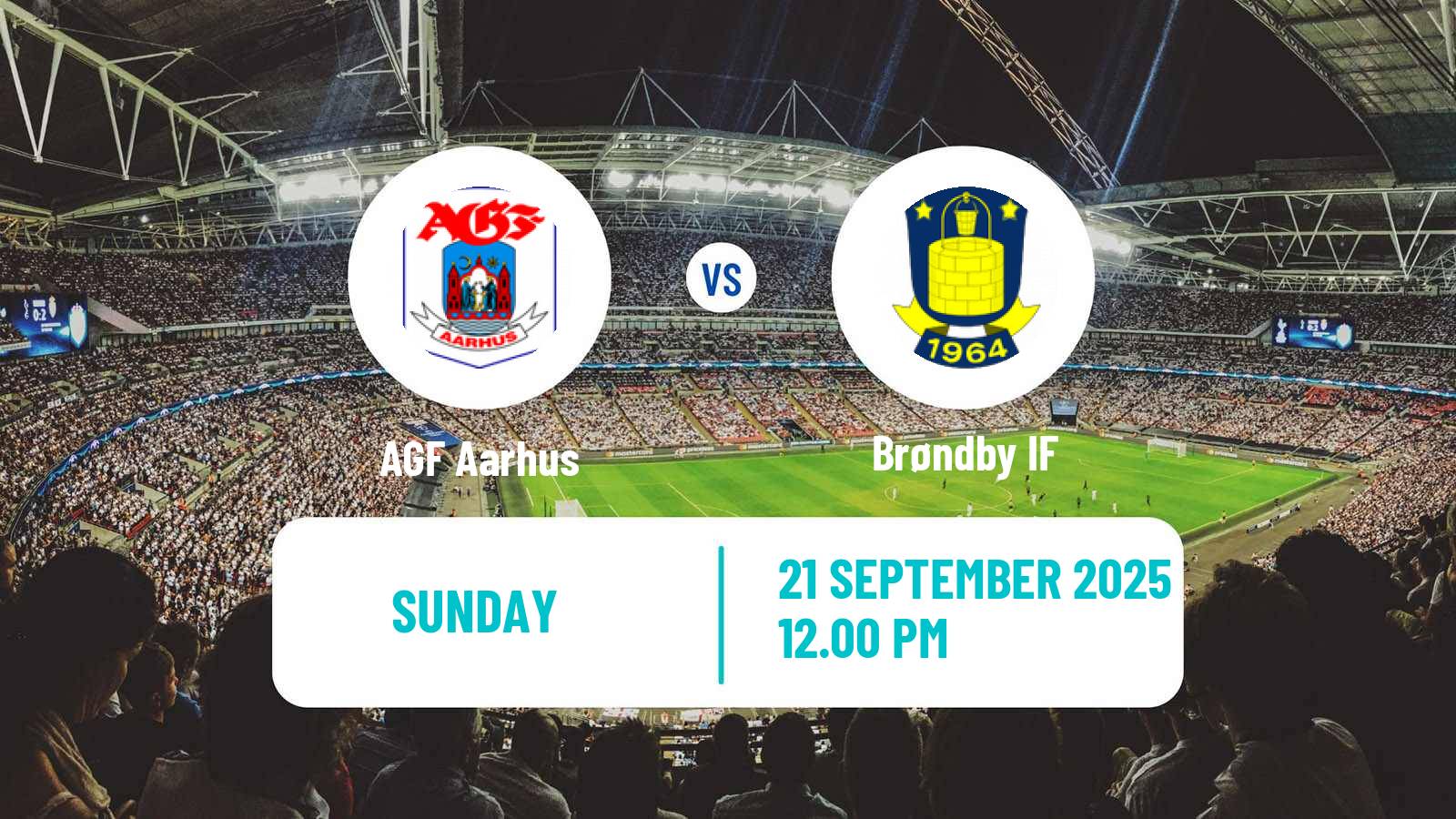 Football Danish Superliga AGF Aarhus - Brøndby