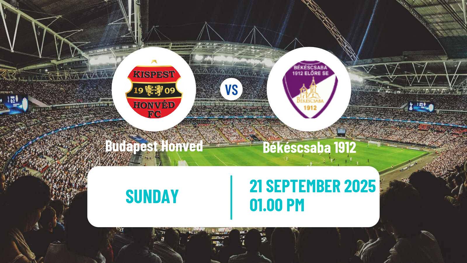 Football Hungarian NB II Budapest Honved - Békéscsaba 1912