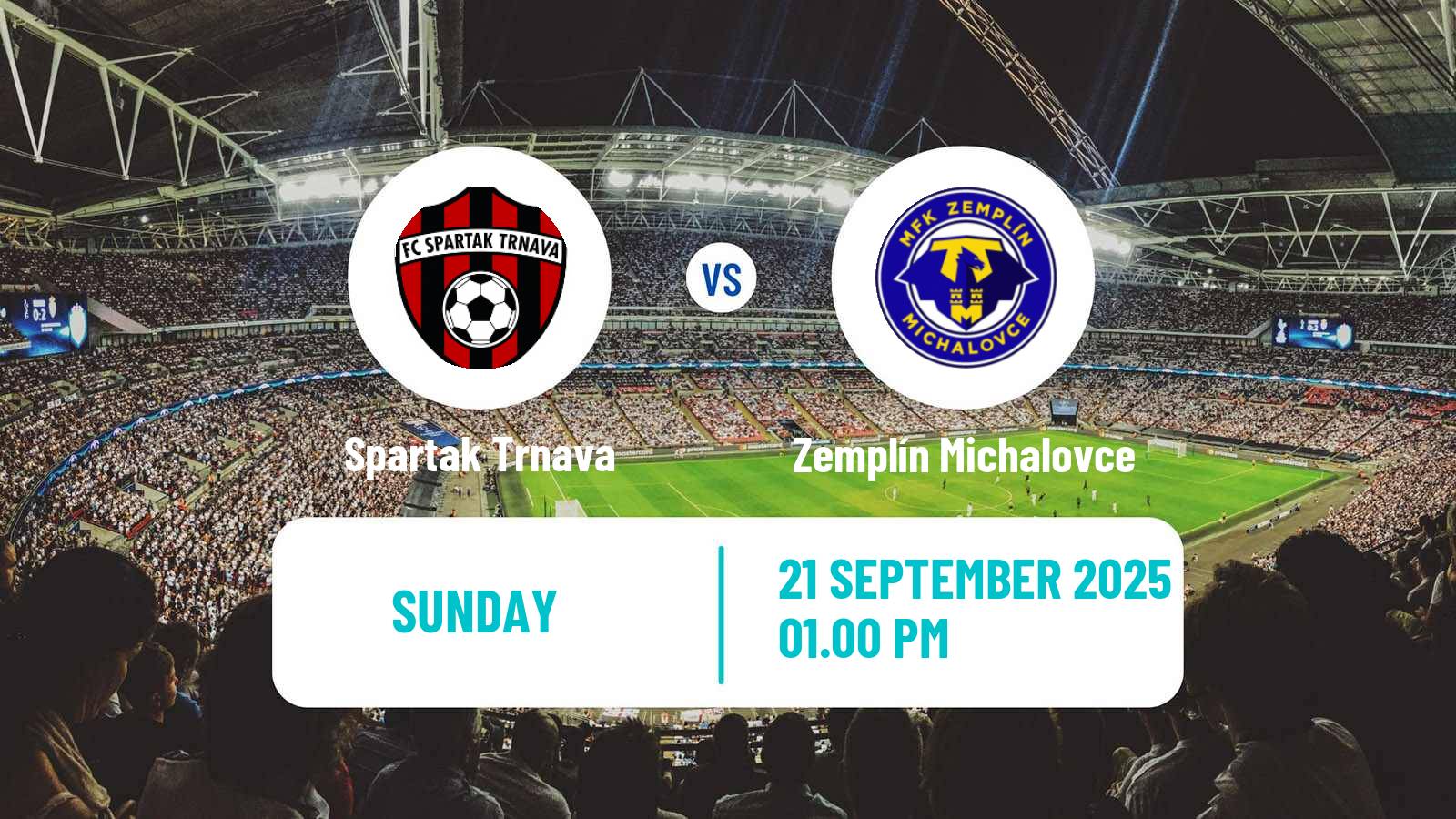 Football Slovak Superliga Spartak Trnava - Zemplín Michalovce