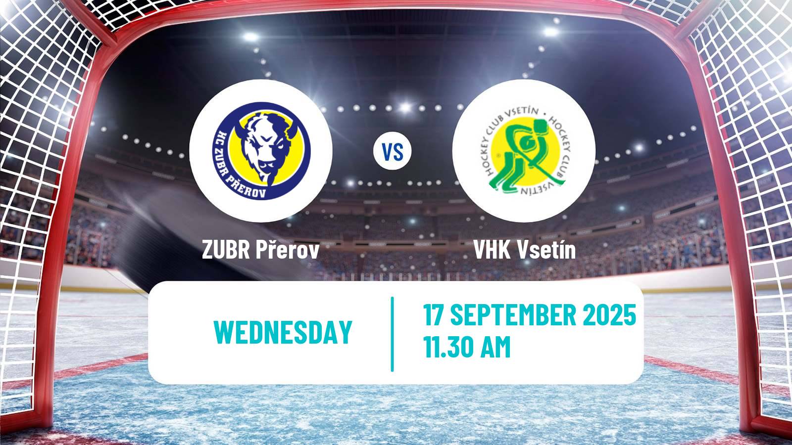 Hockey Czech Chance Liga ZUBR Přerov - Vsetín
