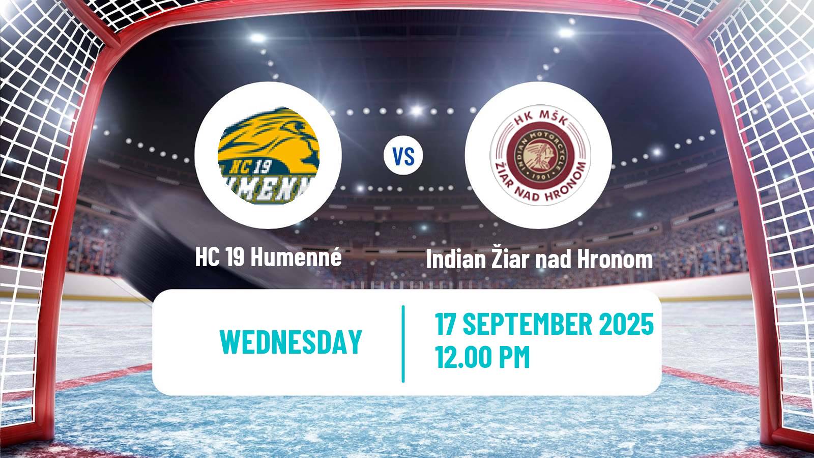 Hockey Slovak 1 Liga Hockey HC 19 Humenné - Indian Žiar nad Hronom