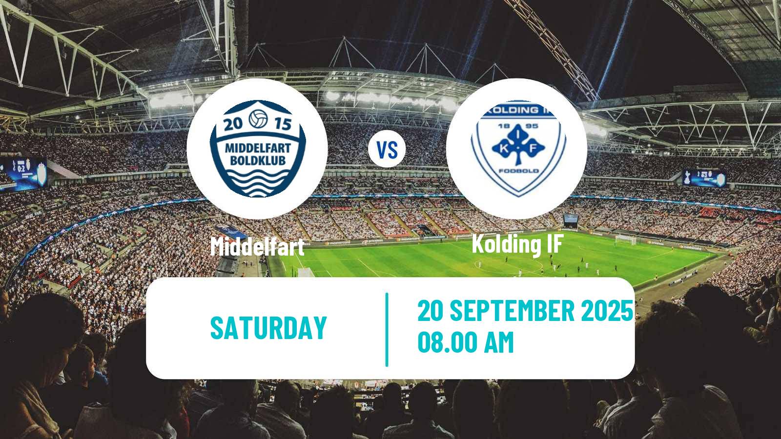 Football Danish 1 Division Middelfart - Kolding IF