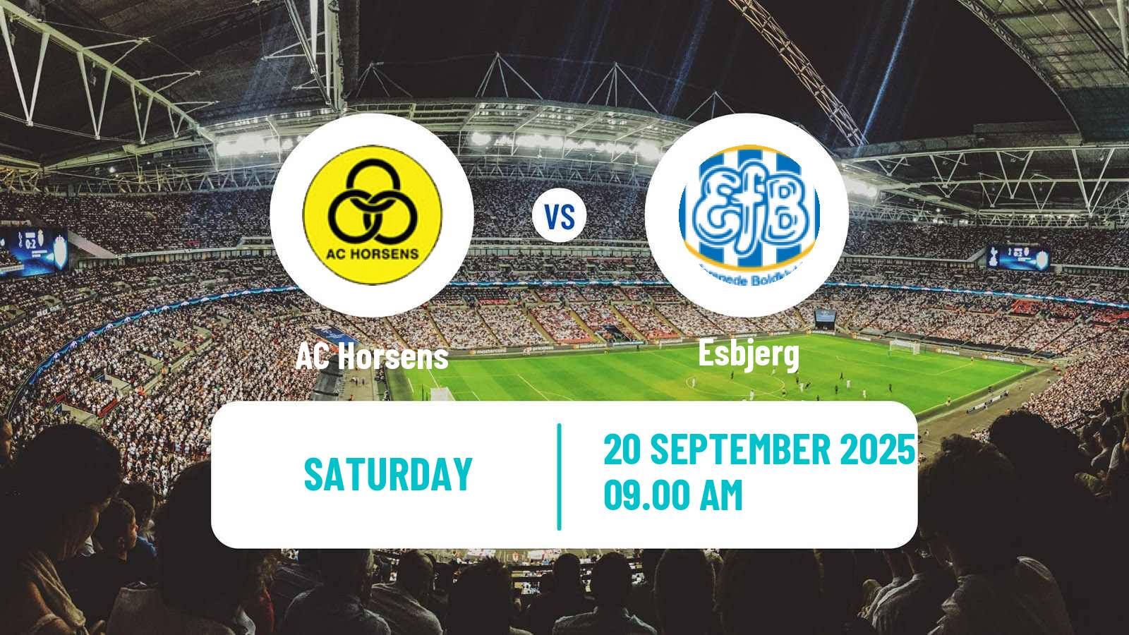 Football Danish 1 Division Horsens - Esbjerg