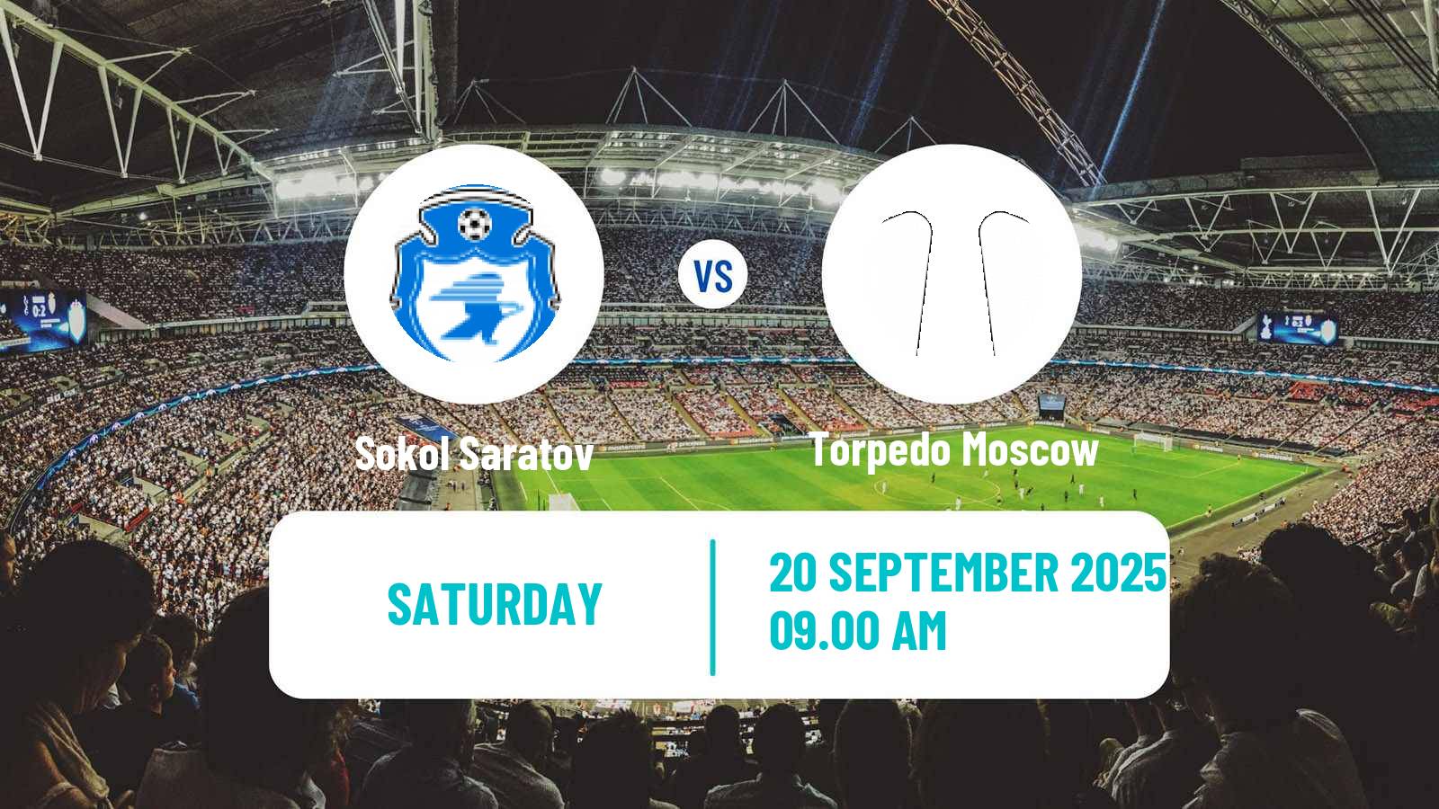 Football Russian FNL Sokol Saratov - Torpedo Moscow