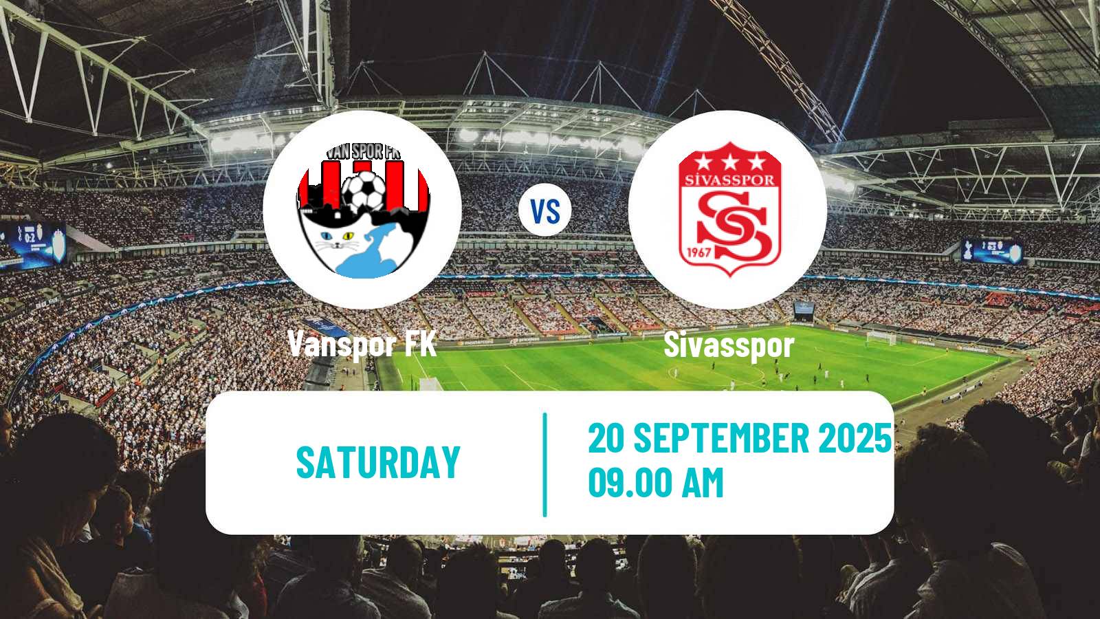 Football Turkish First League Vanspor - Sivasspor