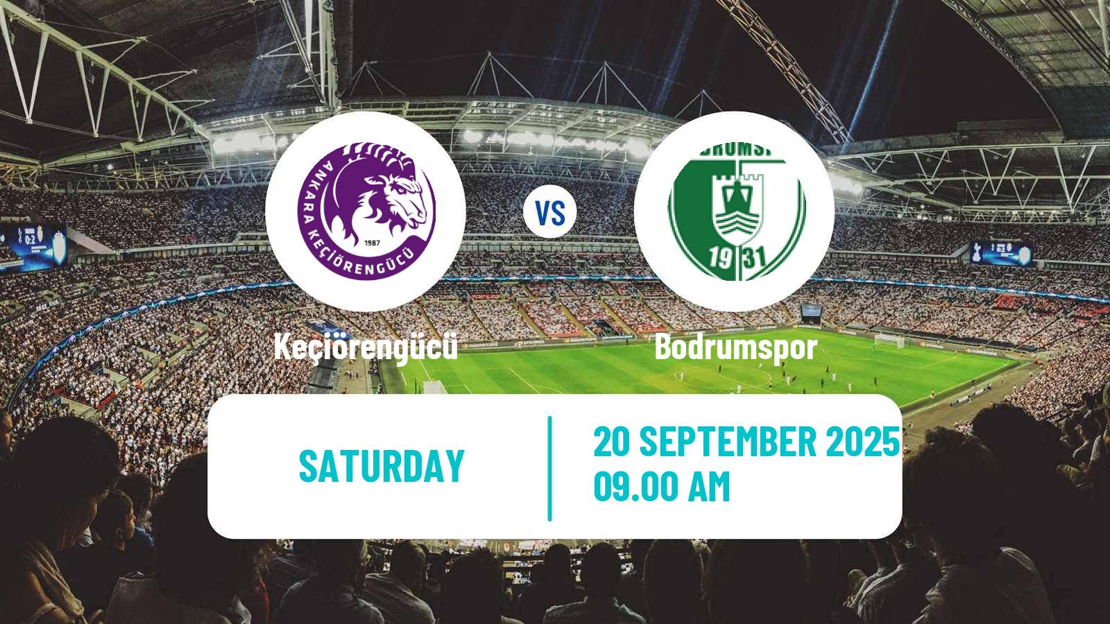 Football Turkish First League Keçiörengücü - Bodrumspor
