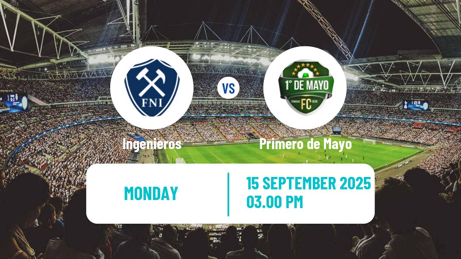 Football Bolivian Nacional B Ingenieros - Primero de Mayo