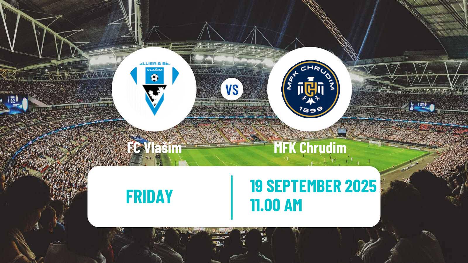 Football Czech Division 2 Vlašim - Chrudim