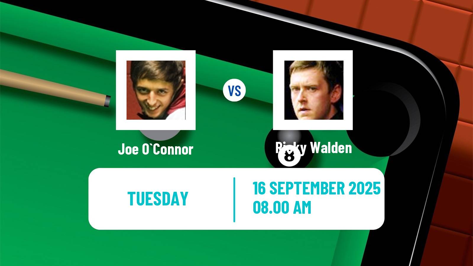 Snooker English Open Joe O`Connor - Ricky Walden