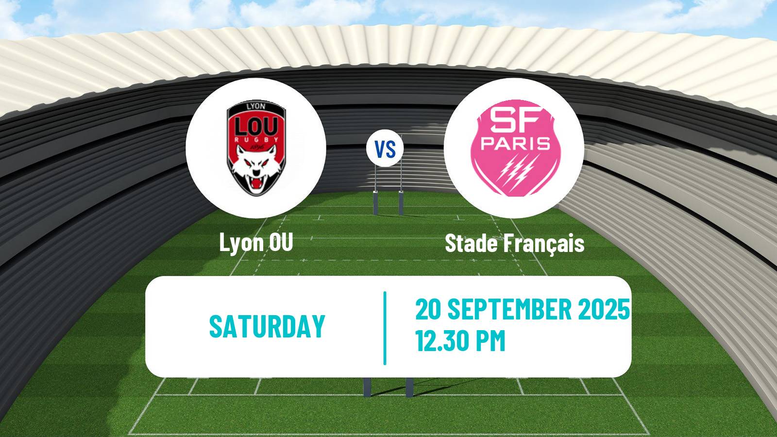 Rugby union French Top 14 Lyon - Stade Français