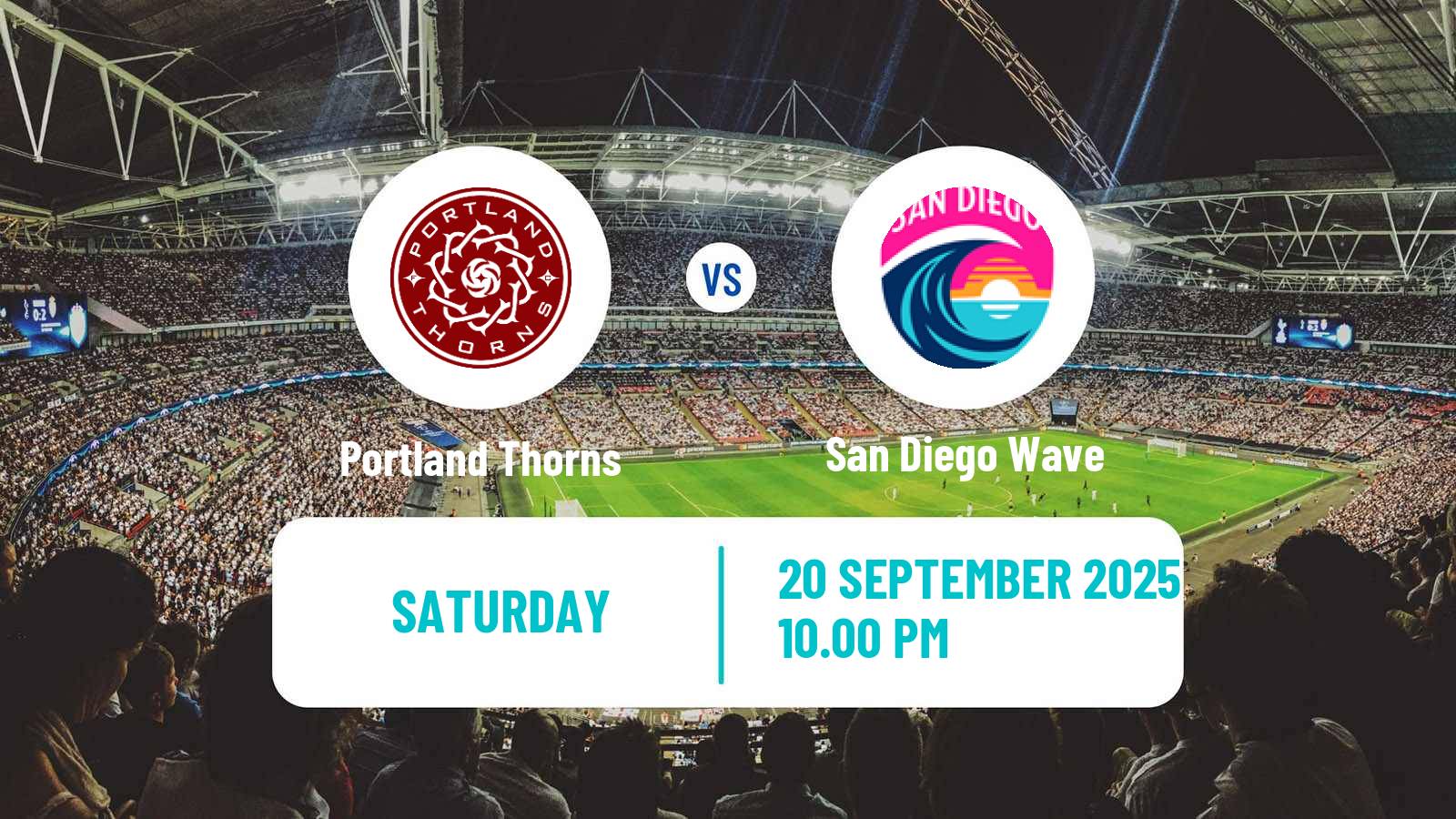 Football NWSL Portland Thorns - San Diego Wave
