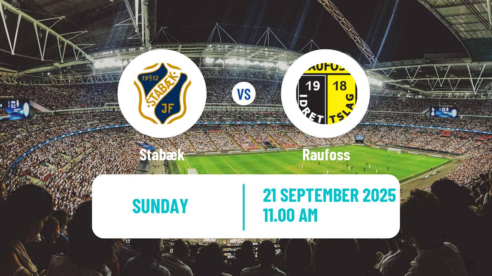 Football Norwegian Adeccoligaen Stabæk - Raufoss