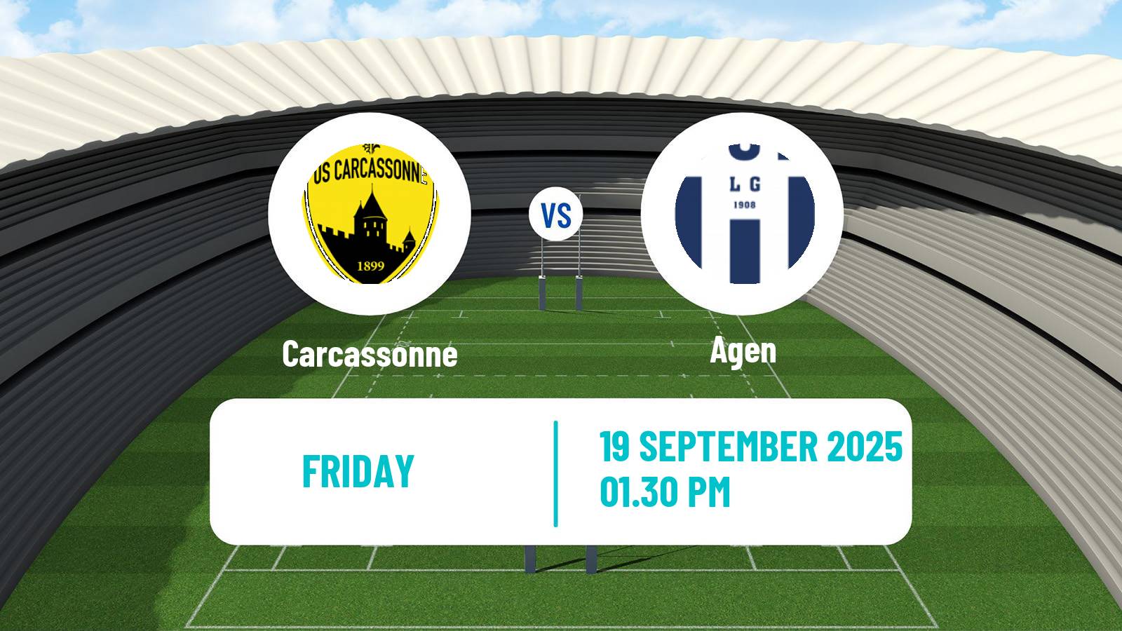 Rugby union French Pro D2 Carcassonne - Agen