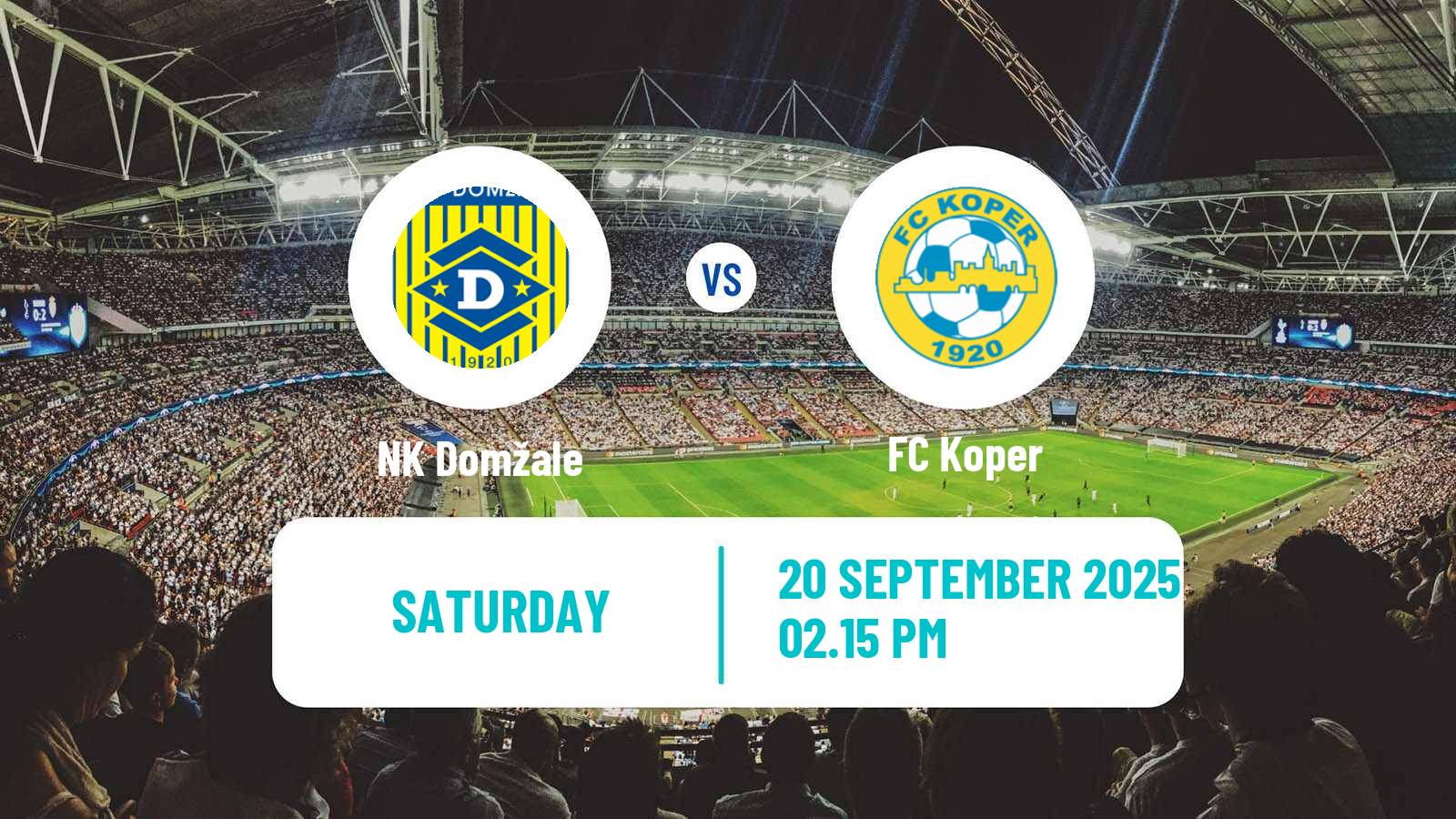 Football Slovenian PrvaLiga Domžale - Koper
