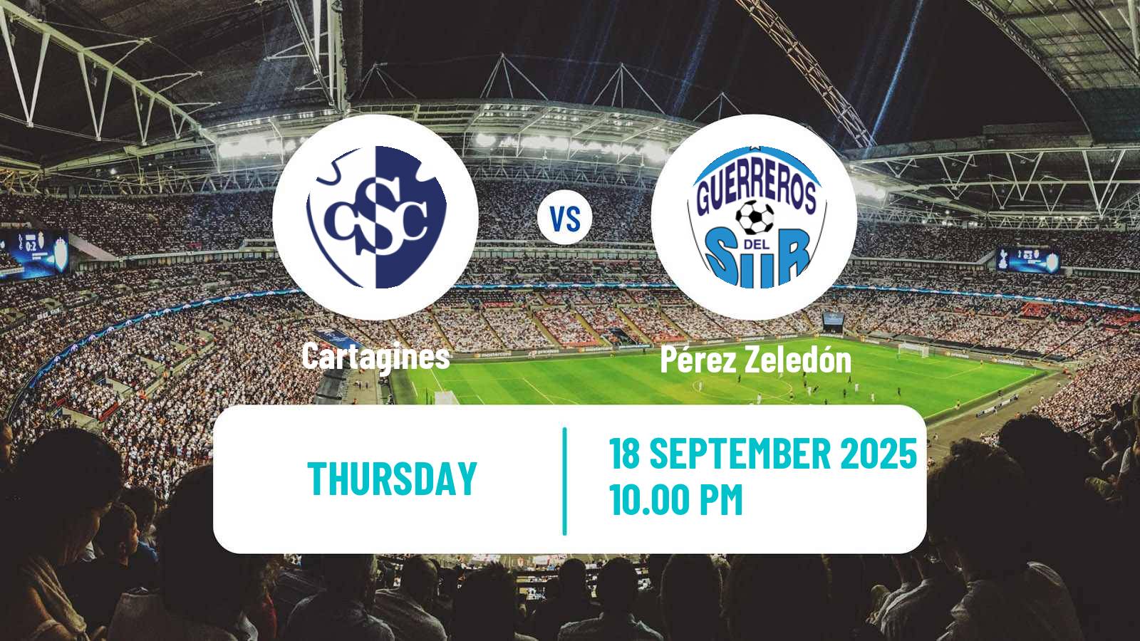 Football Costa Rican Primera Division Cartagines - Pérez Zeledón