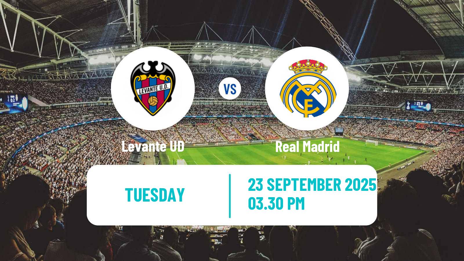 Football Spanish LaLiga Levante - Real Madrid