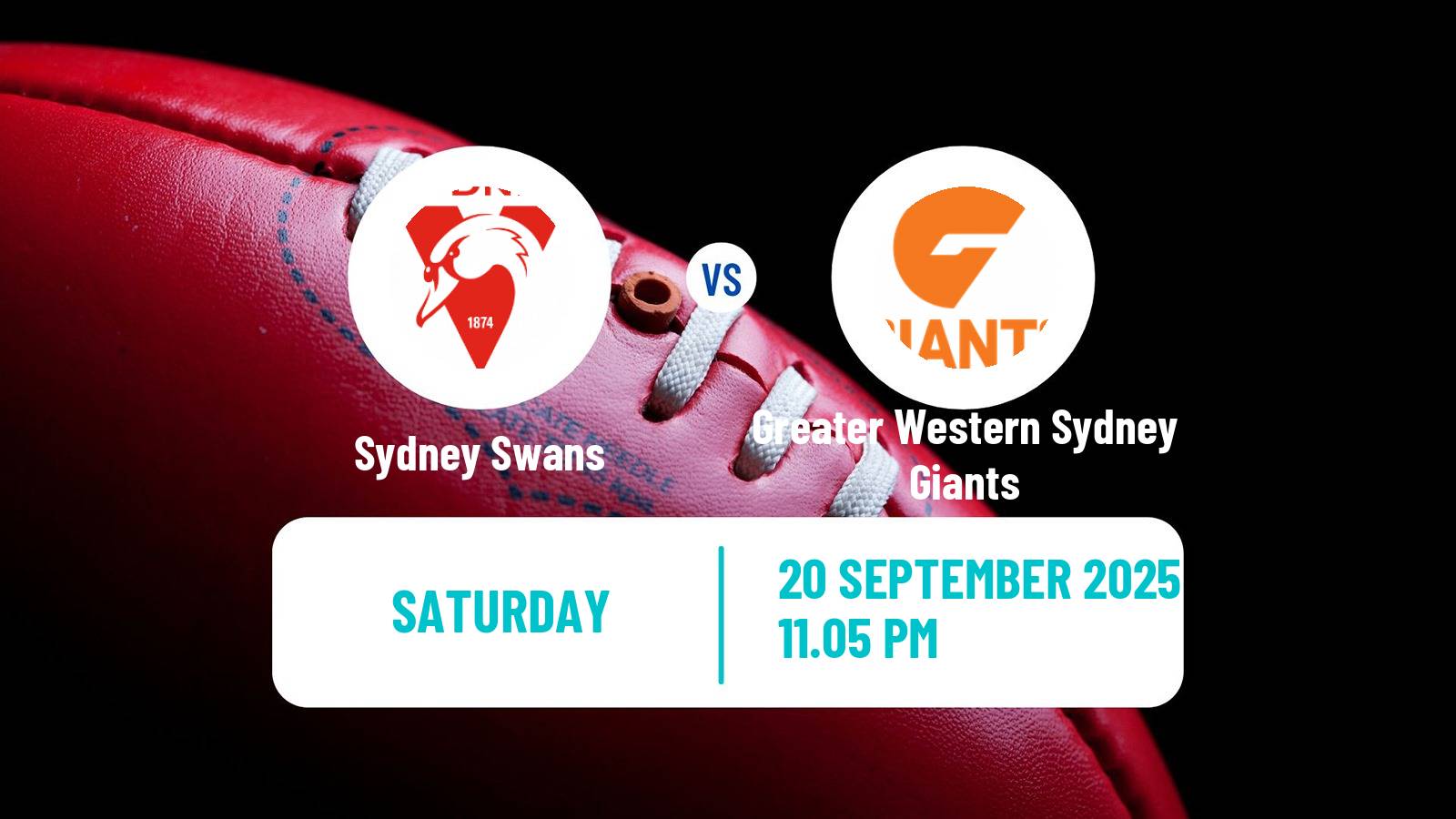 Aussie rules AFL Women Sydney Swans - Greater Western Sydney Giants