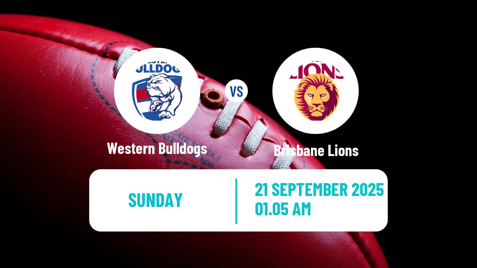 Aussie rules AFL Women Western Bulldogs - Brisbane Lions