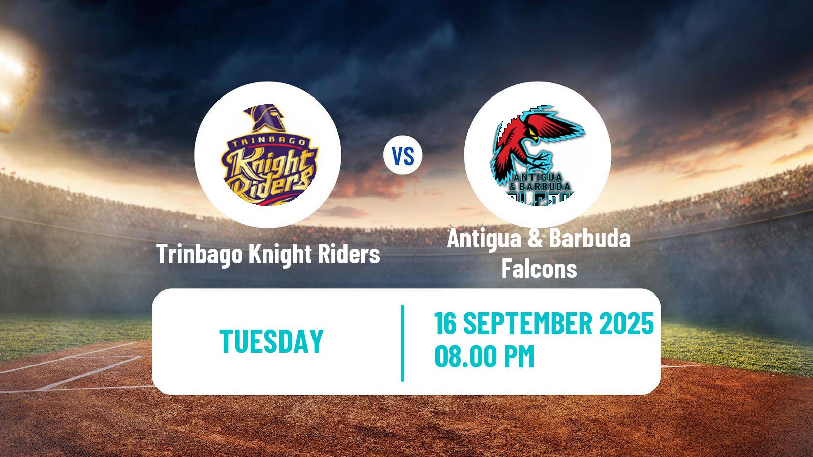 Cricket Caribbean Premier League Cricket Trinbago Knight Riders - Antigua & Barbuda Falcons