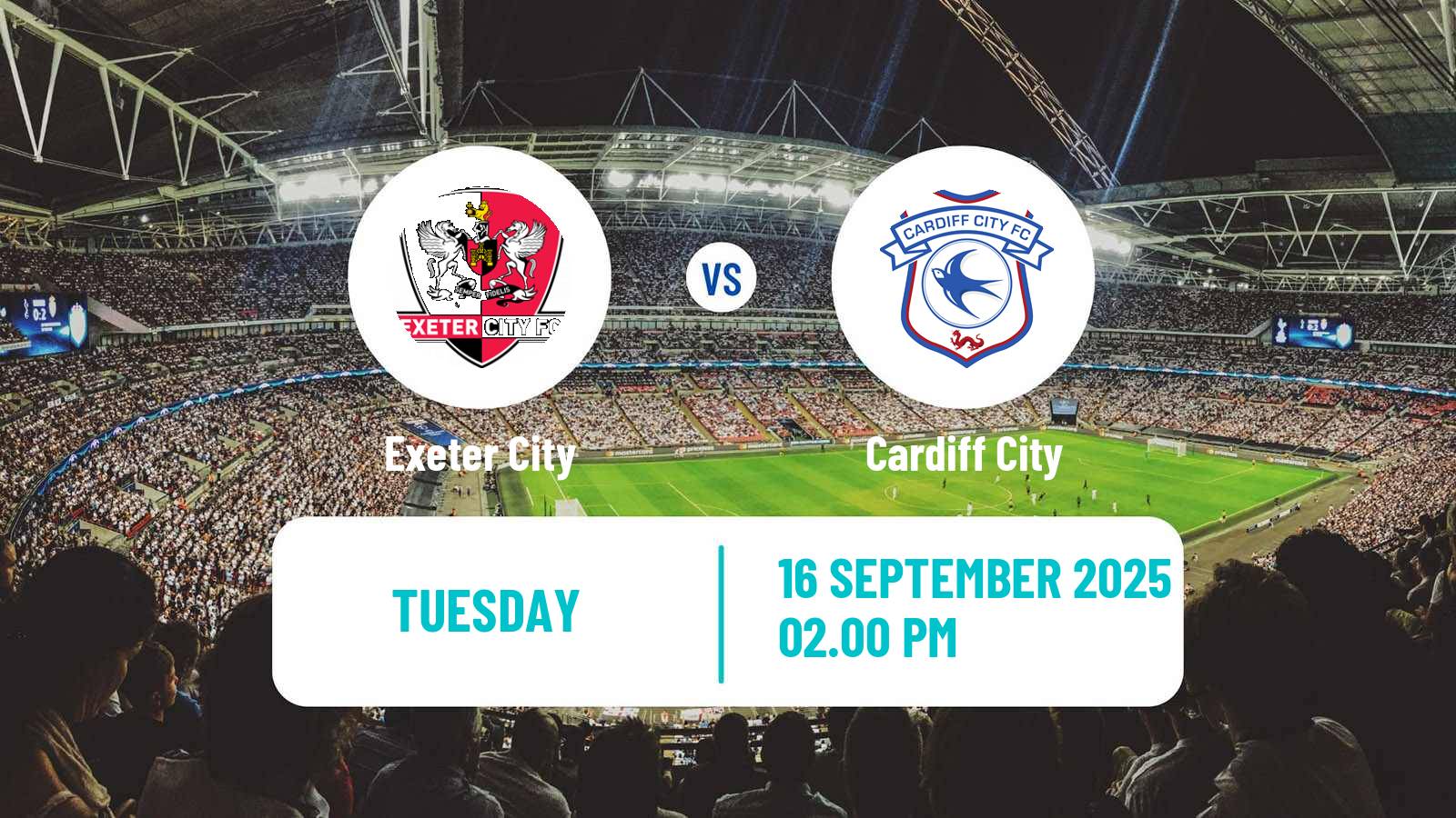 Football English EFL Trophy Exeter City - Cardiff City
