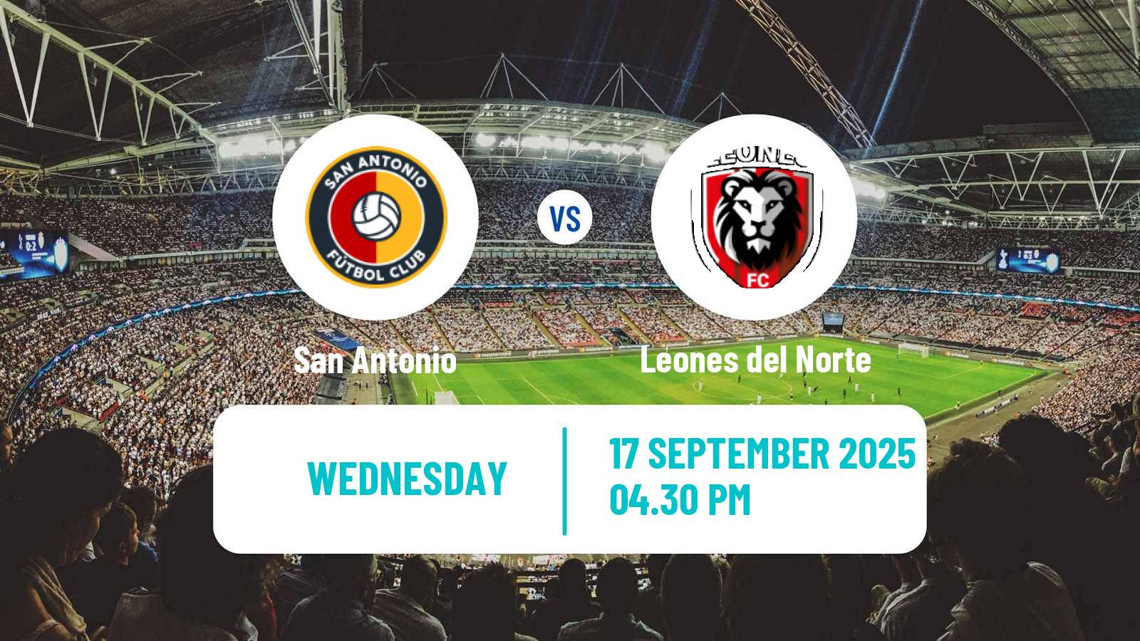 Football Ecuadorian Serie B San Antonio - Leones del Norte